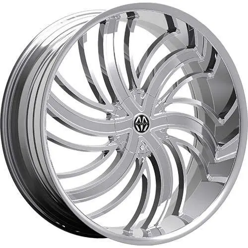 Massiv 924 Chrome 24x9 +25