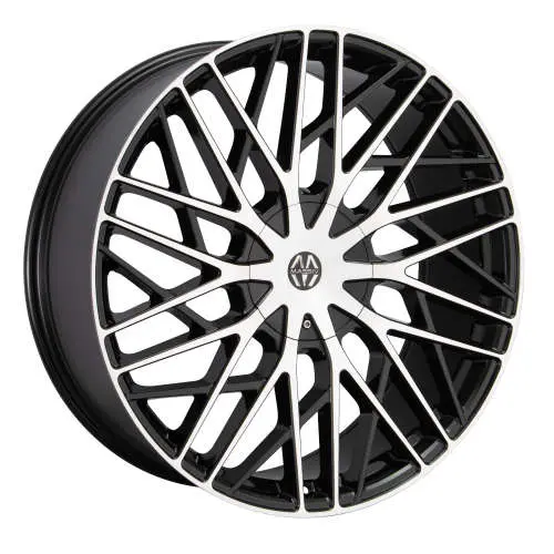 Massiv 925 Black Machined 24x9 +25