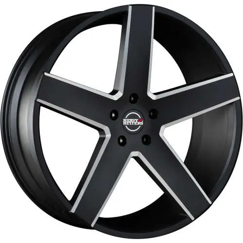 Heavy Hitters HH15 Black Milled 24x10 +30