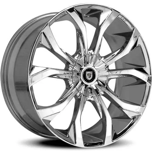 Lexani Lust Chrome 24x10 +32