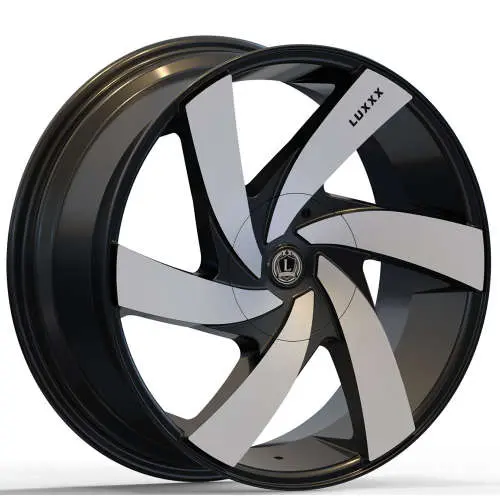 Luxxx Alloys LUX48 Black Machined 22x9 +31