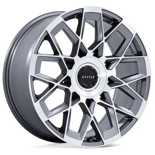 Status Matrix Mirrored Anthracite 22x9.5 +30