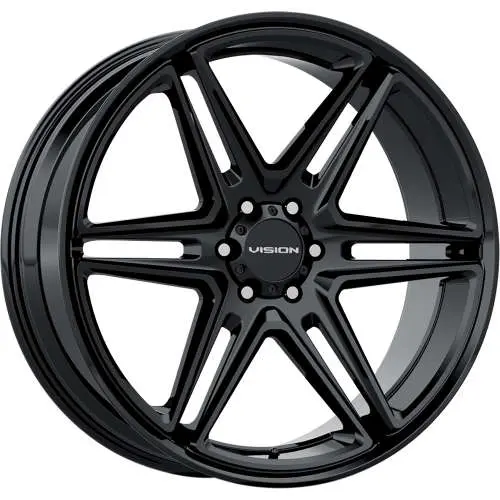 Vision Wedge Black 20x9 +30