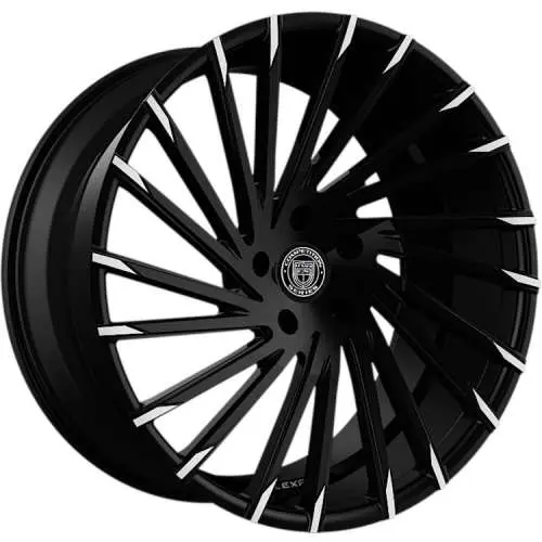 Lexani Wraith Black Machined 24x10 +35