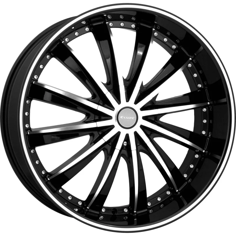 Elure 31 Machined Black 22x9 +30