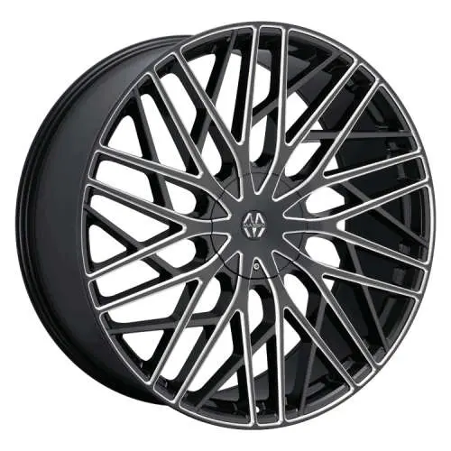 Massiv 925 Black Milled 22x9 +25