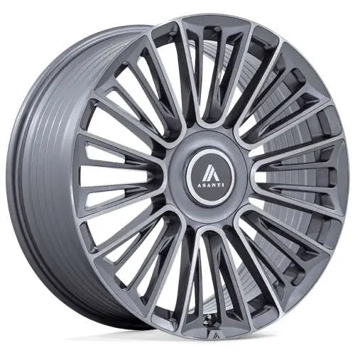 Asanti Black AB049 Anthracite Brushed 22x9.5 +30