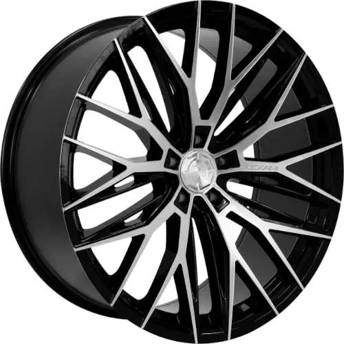 Lexani Aries Machined Black 24x10 +35