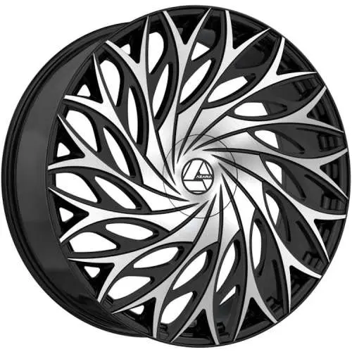 Azara AZA-525 Machined Black 22x9.5 +30