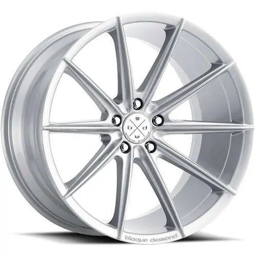 Blaque Diamond BD-11 Gloss Silver 19x8.5 +35