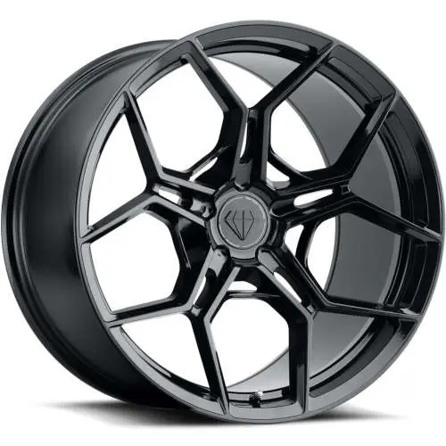 Blaque Diamond BD-F25 Gloss Black 19x8.5 +35