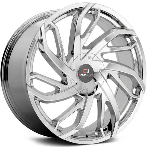 Cavallo CLV-29 Chrome 22x8.5 +38