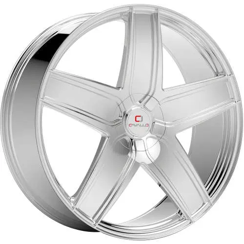 Cavallo CLV-31 Chrome 22x8.5 +38