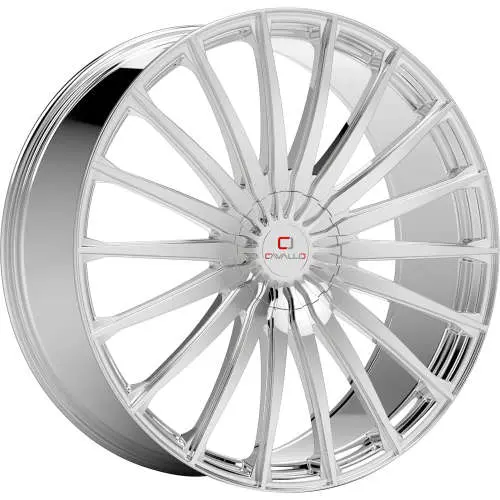 Cavallo CLV-34 Chrome 20x8.5 +35