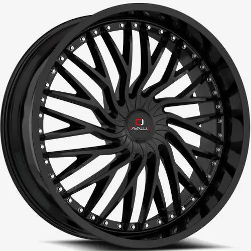 Cavallo CLV-43 Gloss Black 18x8 +35