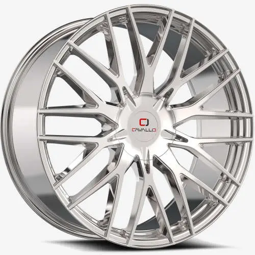 Cavallo CLV-45 Chrome 20x8.5 +35