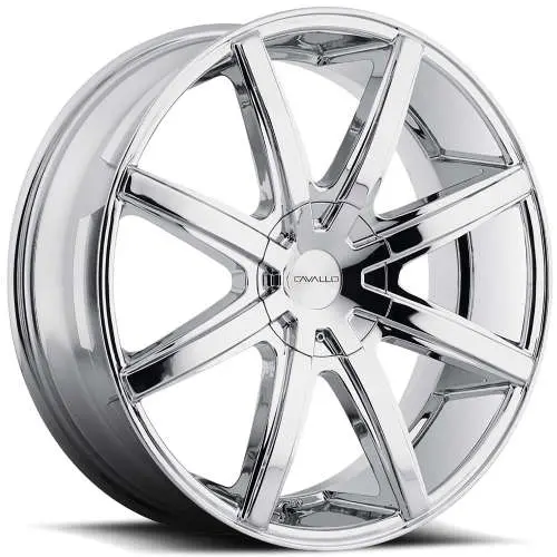 Cavallo CLV-8 Chrome 20x8.5 +35