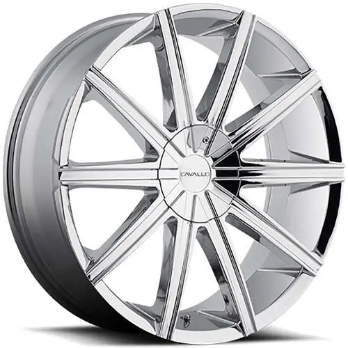 Cavallo CLV-9 Chrome 22x8.5 +34