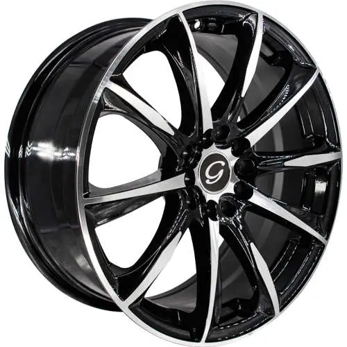 G-Line G1026 Black 18x8 +35