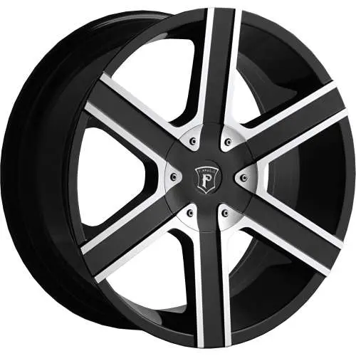 Pinnacle Gallant Black Machined 20x8.5 +38