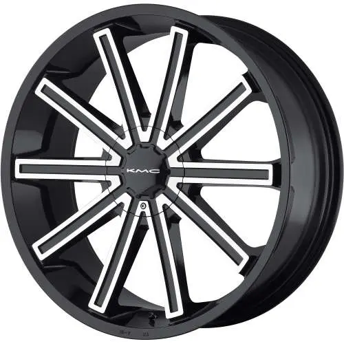 KMC KM681 Black 22x9 +38