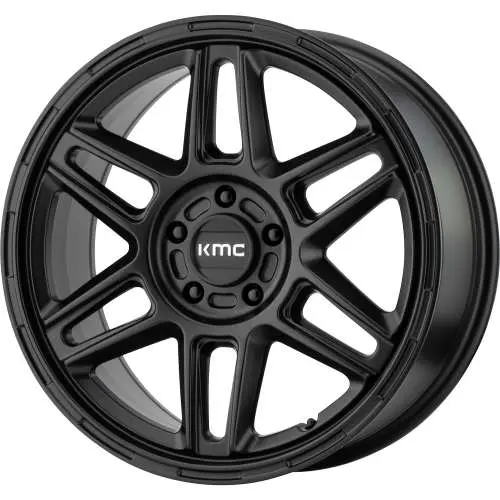 KMC KM716 Black 18x8 +38