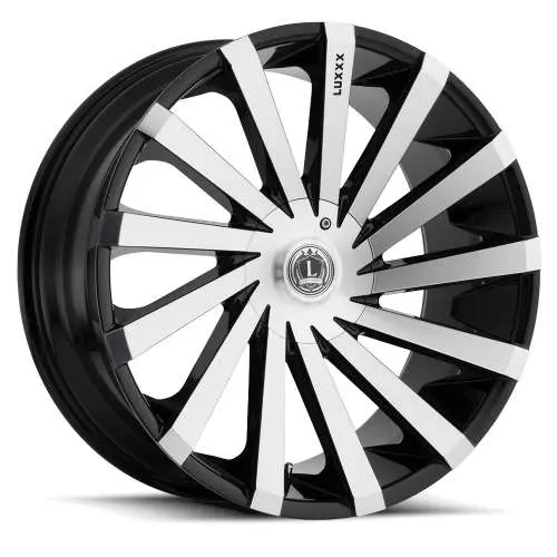 Luxxx Alloys LUX13V Black Machined 22x9 +33