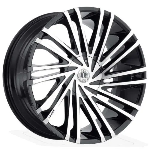 Luxxx Alloys LUX17V Black Machined 22x9 +33
