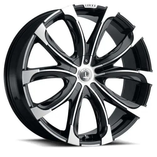Luxxx Alloys LUX24V Black Machined 22x9 +31