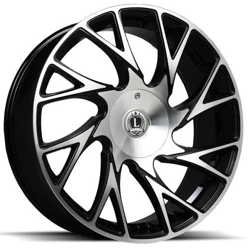 Luxxx Alloys LUX32 Machined Black 22x9 +33