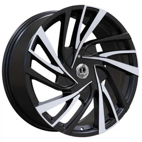 Luxxx Alloys LUX41 Black Machined 20x8.5 +35