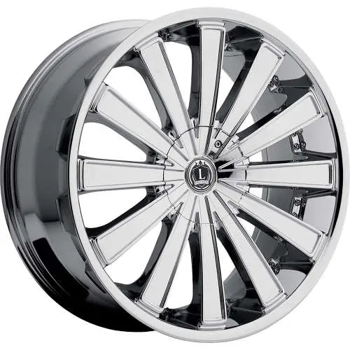 Luxxx Alloys LUX4 Chrome 22x8.5 +35