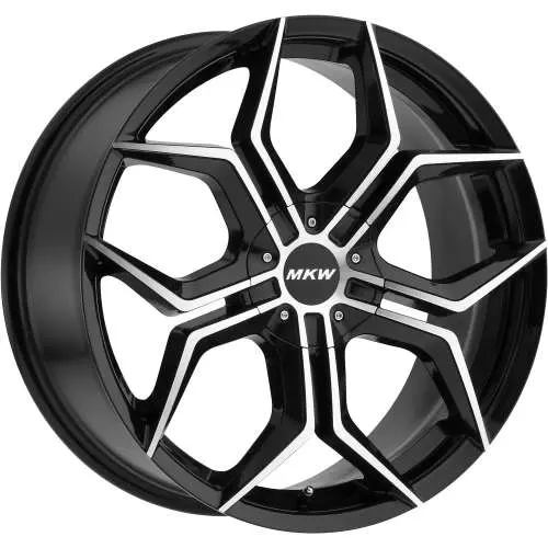 MKW M121 Black Machined 20x8.5 +35
