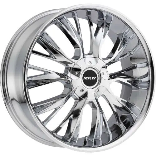 MKW M122 Chrome 20x8.5 +40