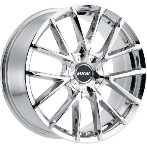 MKW M123 Chrome 20x8.5 +40