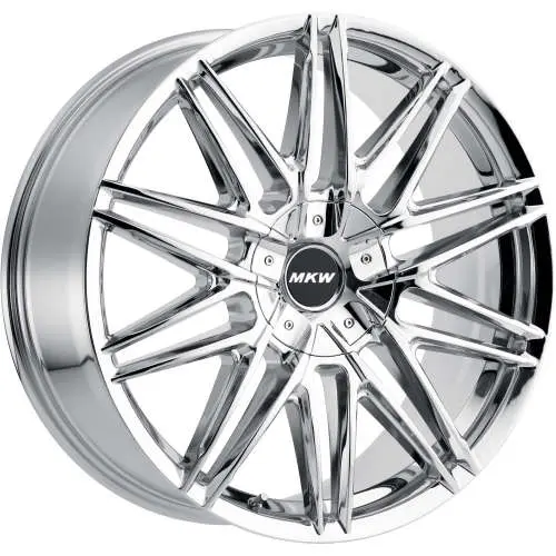 MKW M124 Chrome 20x8.5 +40