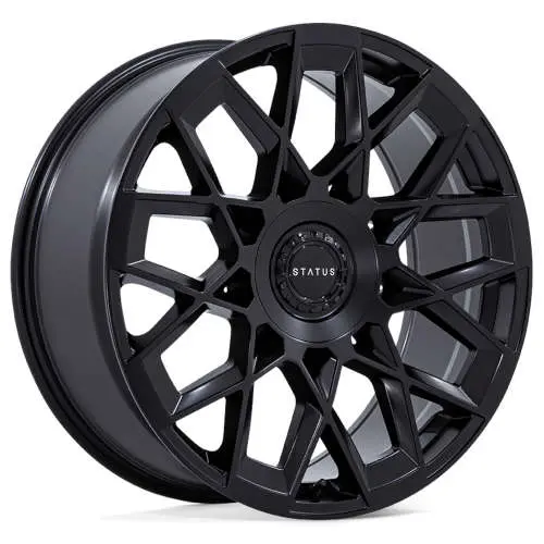 Status Matrix Matte Black 22x9.5 +30