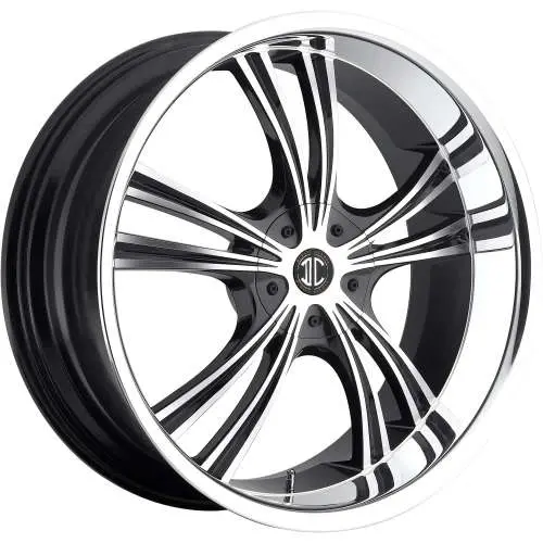 2Crave N02 Machined Black Chrome 20x8.5 +40
