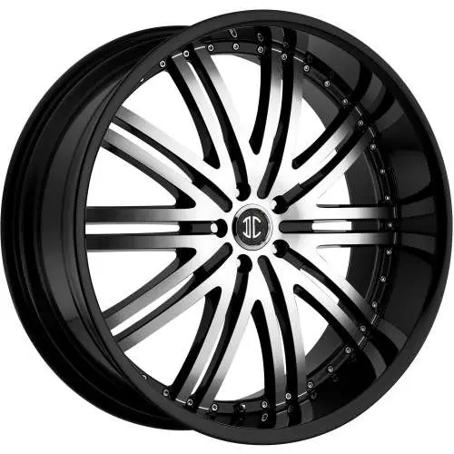 2Crave N11 Black Machined 24x10 +30