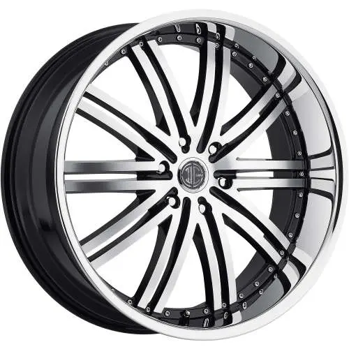 2Crave N11 Machined Black Chrome 24x10 +30