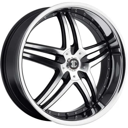 2Crave N17 Machined Black Chrome 22x8.5 +38