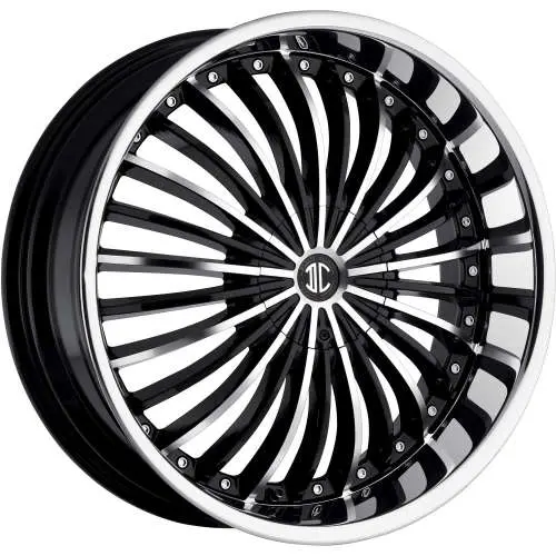 2Crave N19 Machined Black Chrome 24x10 +30