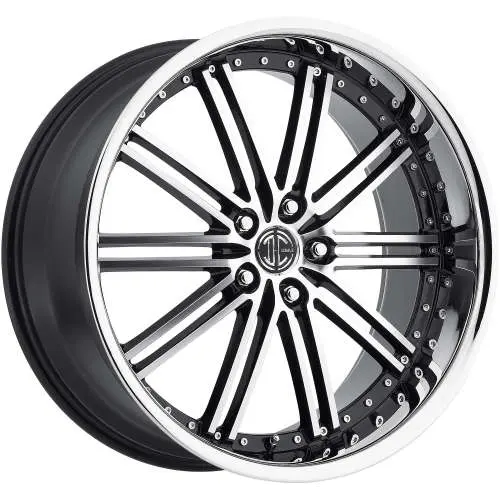 2Crave N33 Machined Black Chrome 20x8.5 +35