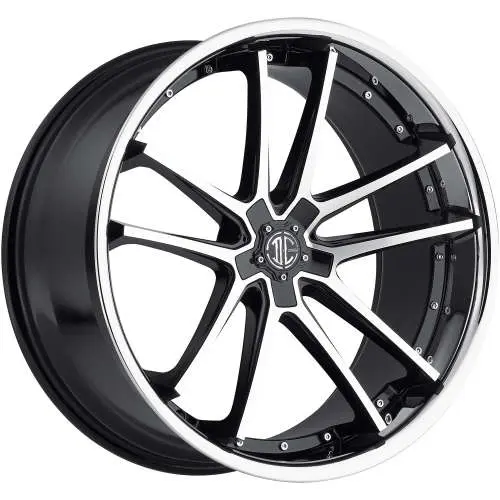 2Crave N34 Machined Black Chrome 20x8.5 +35