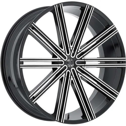 2Crave N47 Black Machined 24x9.5 +30