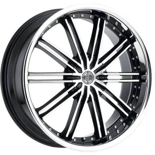 2Crave N53 Black Machined 22x8.5 +38