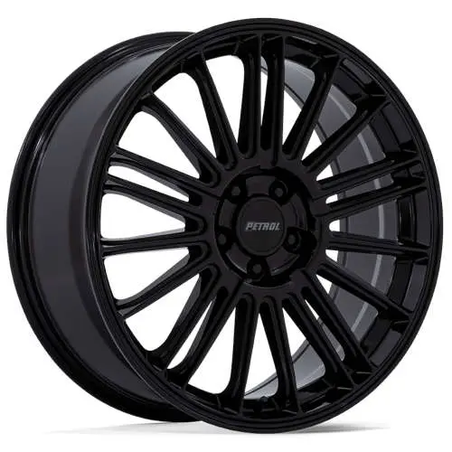 Petrol P1D Gloss Black 20x8.5 +40