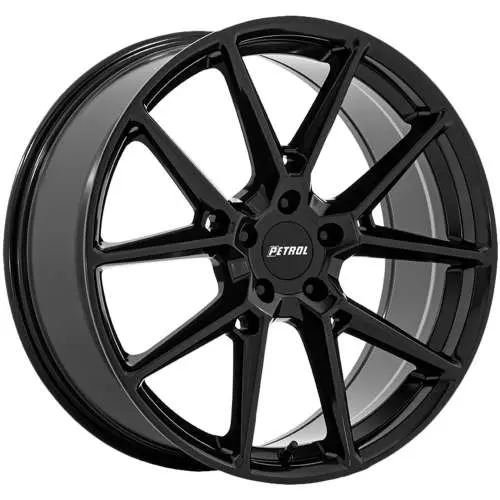 Petrol P1E Gloss Black 20x8.5 +40