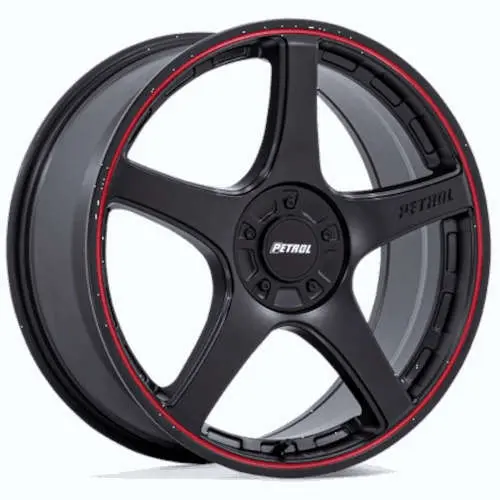 Petrol P2E Black Red 20x8.5 +40