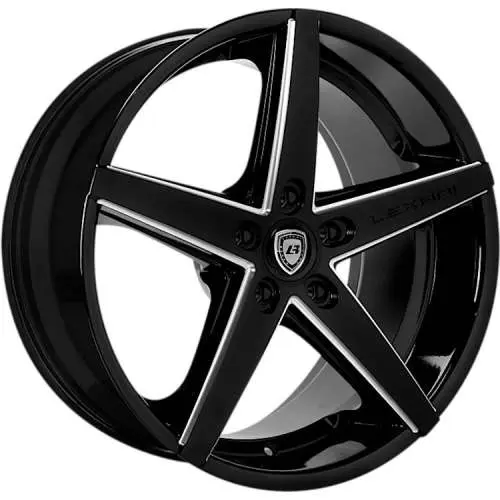 Lexani R-Four Black Milled 20x8.5 +32